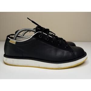 Dr.Martens Carris Oxford Mens 10 Black Leather 5 Eyelet Lace Up Bowler Shoes